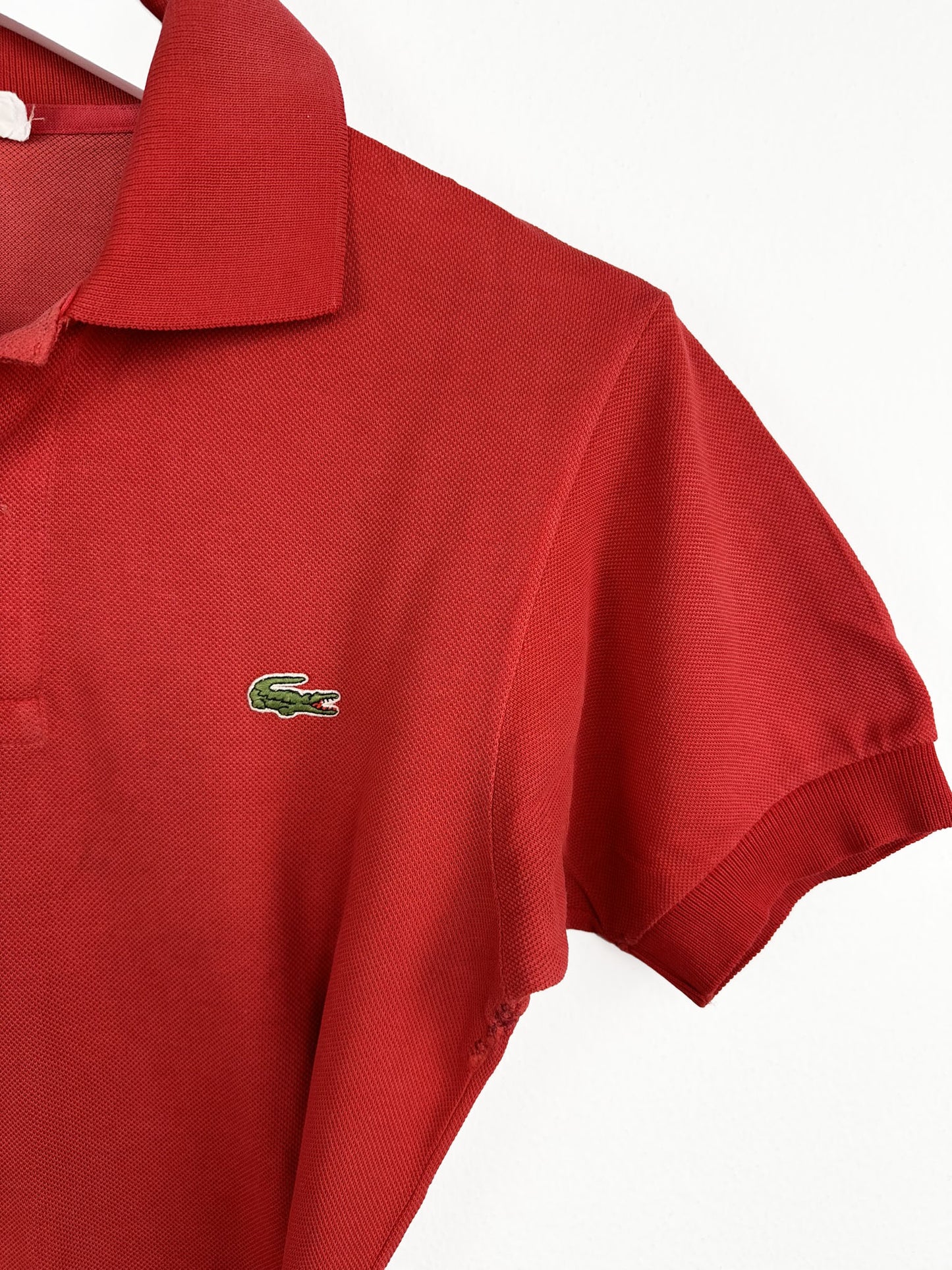 Polo Lacoste rossa slim (25p148) - S