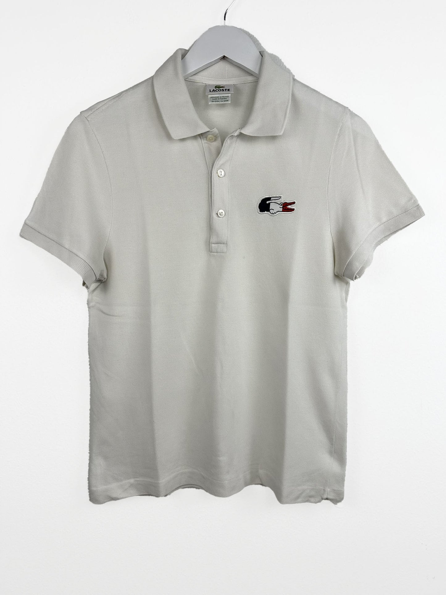 Polo Lacoste bianca donna (25p158) - M