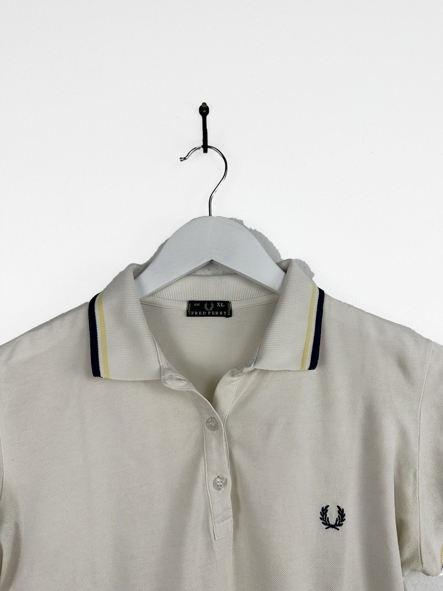 Polo Fred Perry bianca donna (25p167) - M