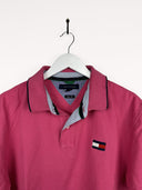 Polo Tommy Hilfiger rosa 90s (25p18) - L