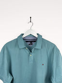 Polo Tommy H. verde acqua 90s (25p25) - XL