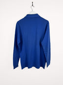 Polo Lacoste blu 90s longsleeve (25p40) - L