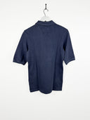 Polo blu washed vintage (25p48) - M