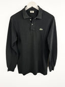 Polo Lacoste nera m. lunghe (25p54)- M