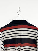 Polo Lacoste rossa a righe (25p62) - L