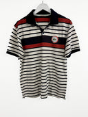 Polo Lacoste rossa a righe (25p62) - L