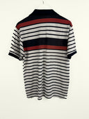 Polo Lacoste rossa a righe (25p62) - L
