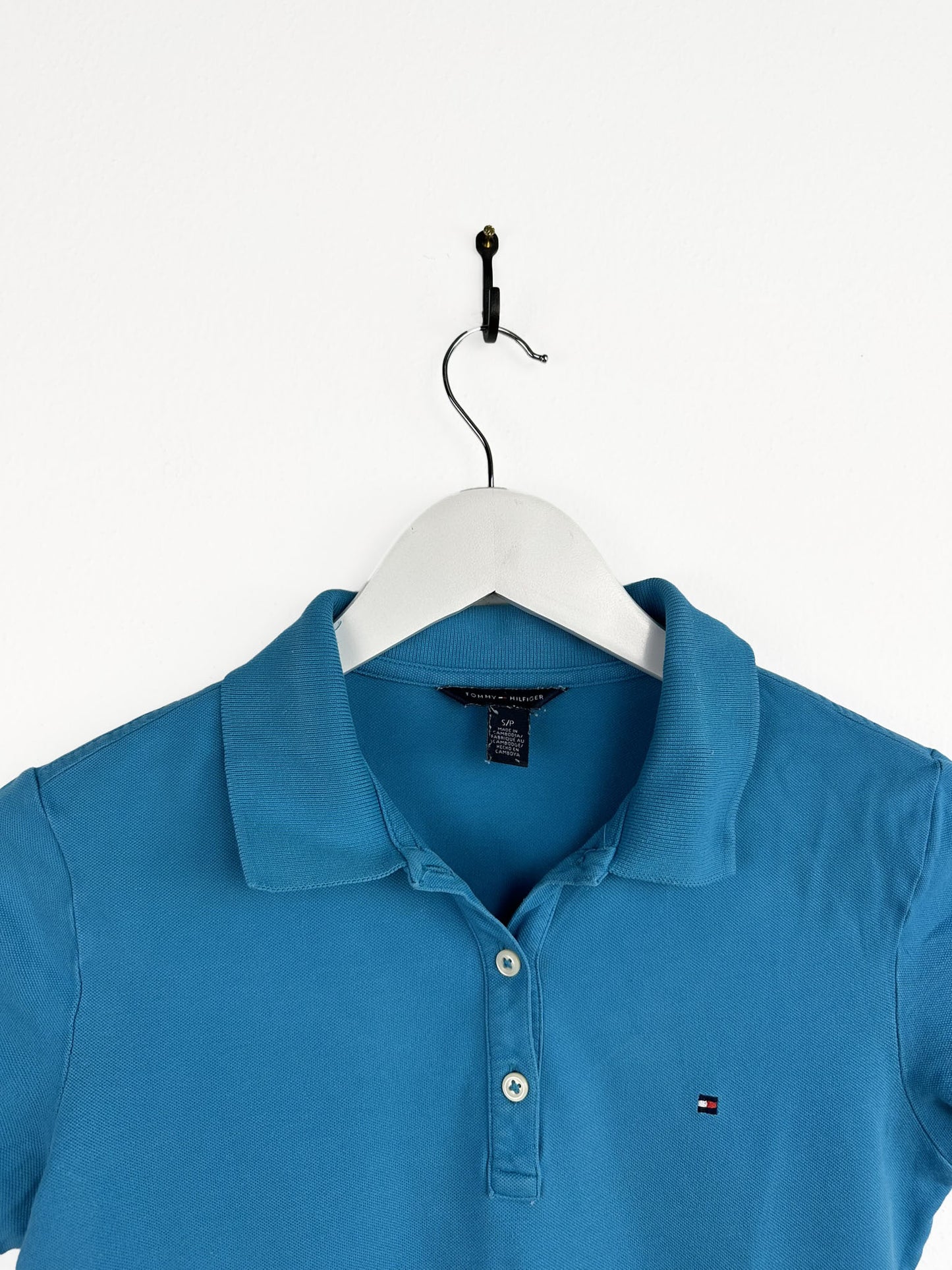 Polo Tommy Hilfiger azzurra donna (25p86) - S