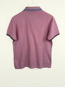 Polo Fred Perry rosa blu (25p88) - M