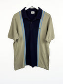 Polo Lacoste beige blu (25p92) - XXL