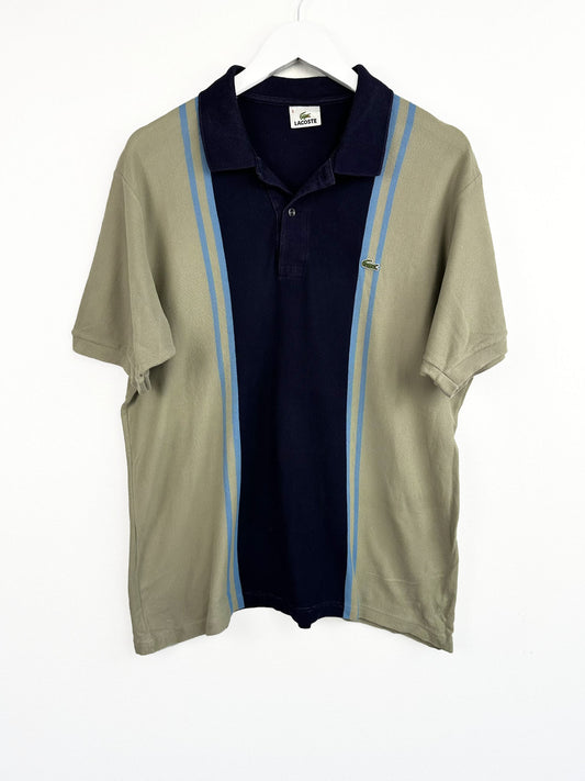 Polo Lacoste beige blu (25p92) - XXL