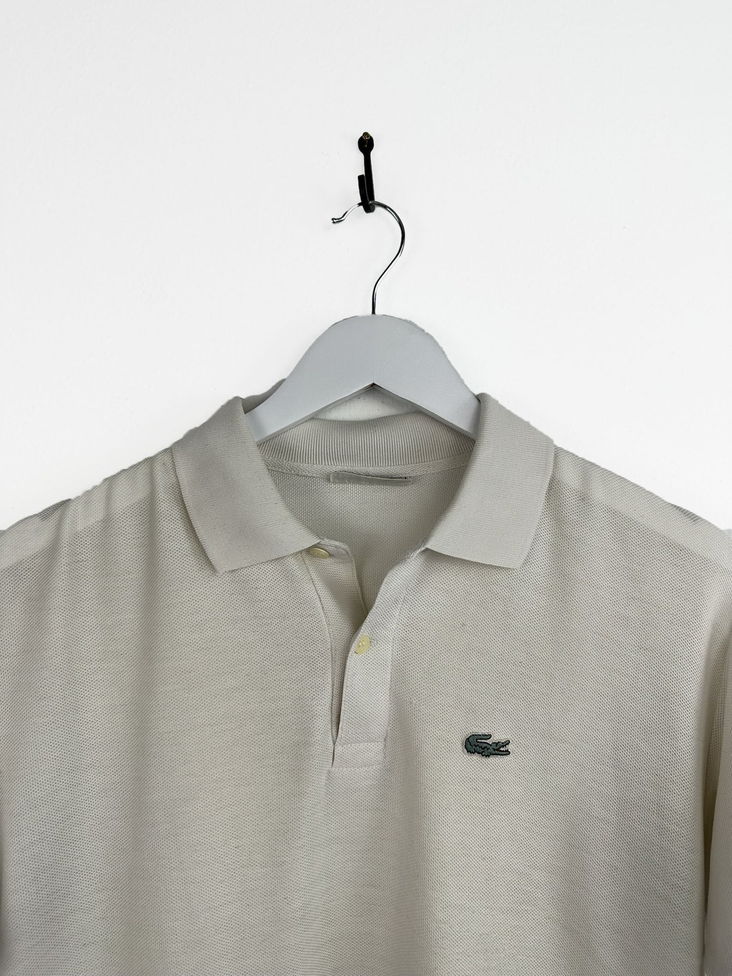 Polo Lacoste bianca 90s (25p94) - S