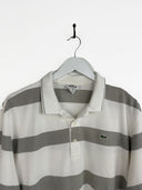 Polo Lacoste bianca grigia (25p97) - L