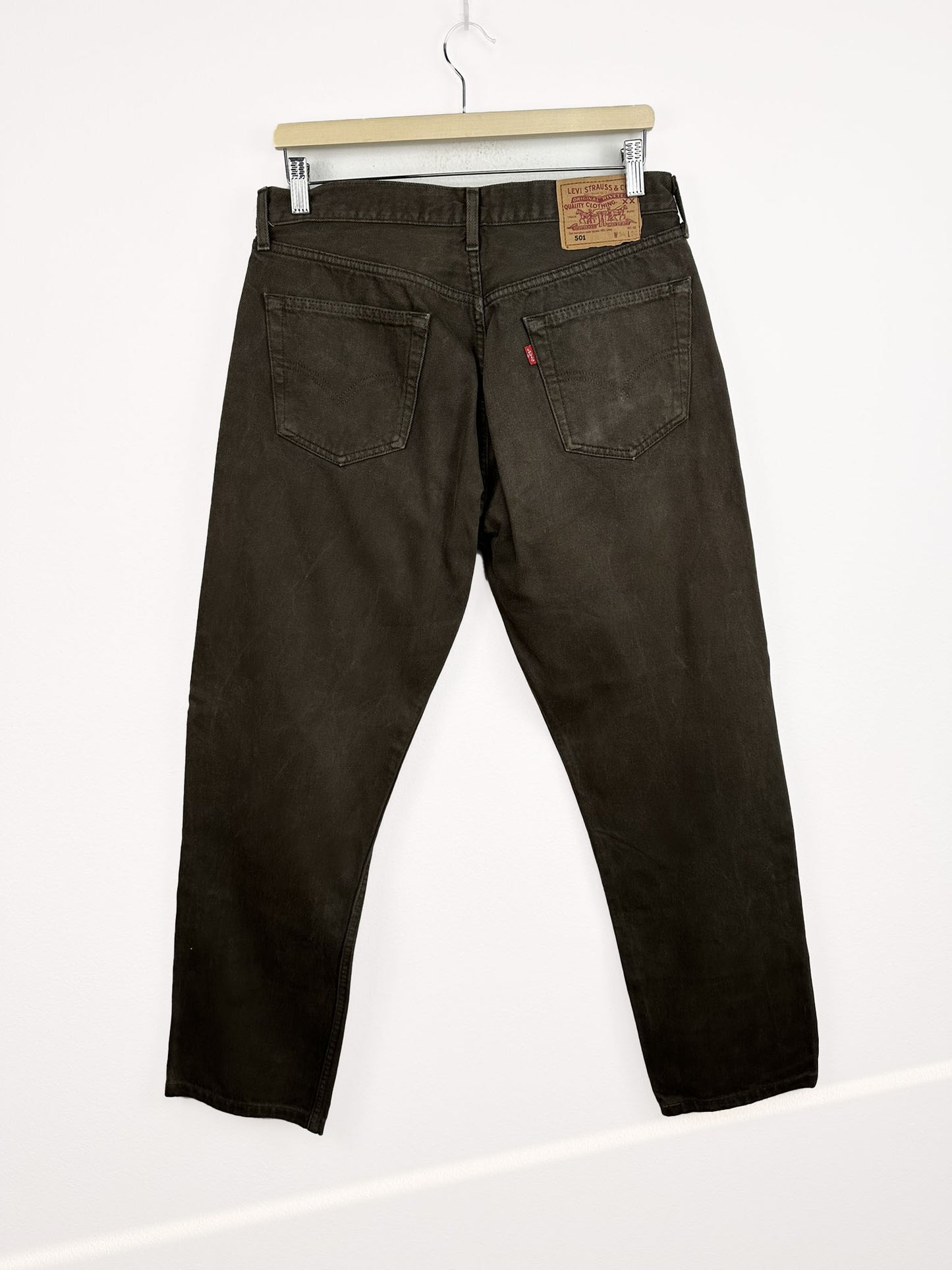 Jeans Levi's 501 marroni (25pa11) W34L36