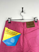 Jeans Fiorucci rosa 80s nuovi (25pa21) - 28/s