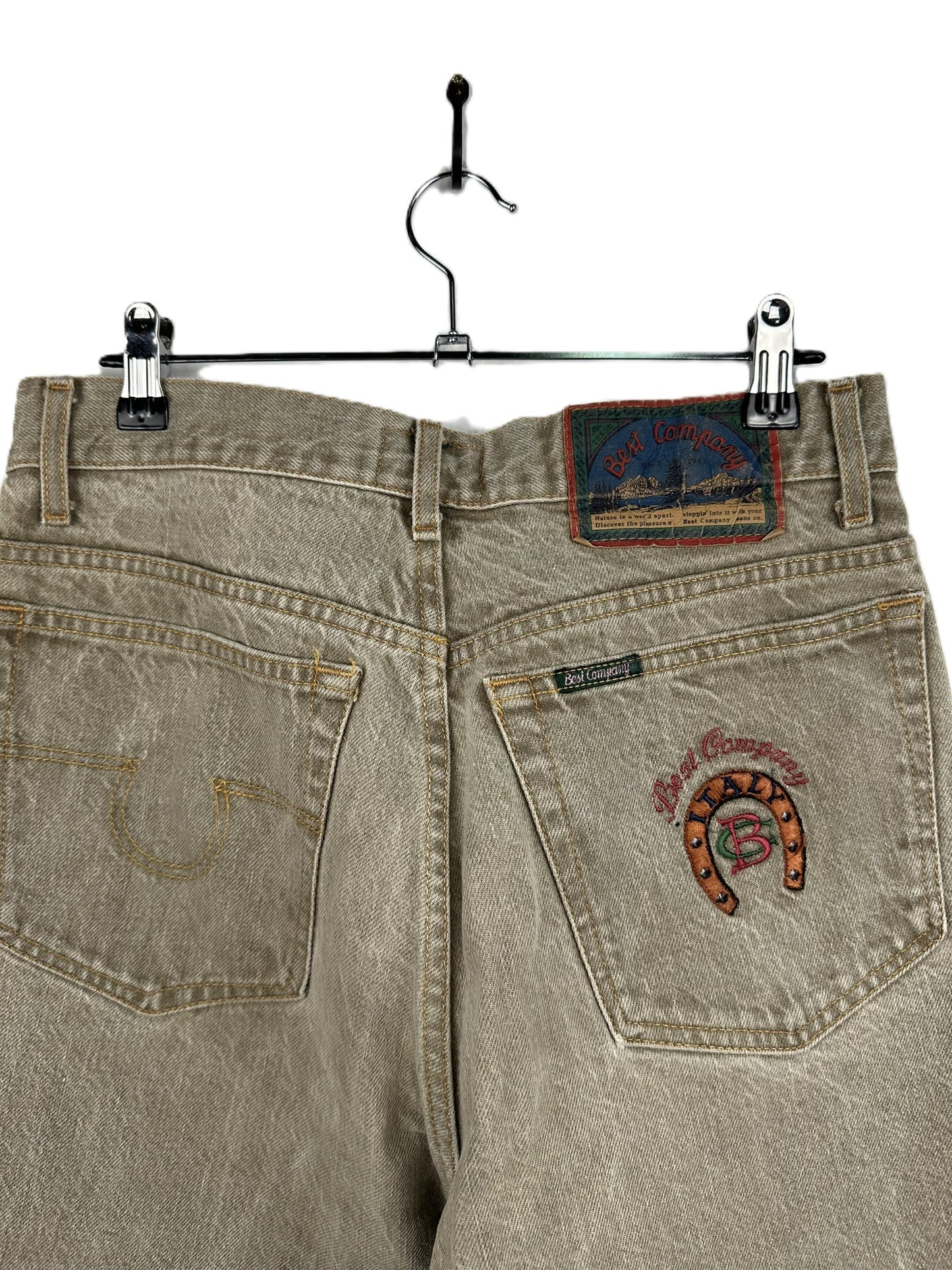 Jeans beige Best Company 80s rari (25pa25) - 48
