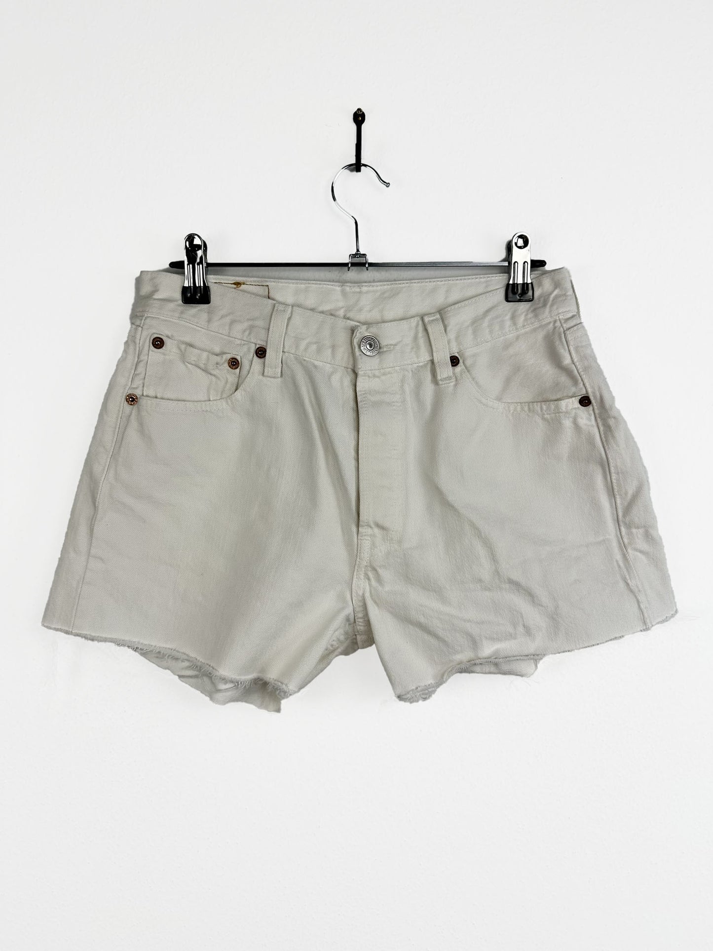Shorts jeans Levi's bianchi (25s04) - W30/M