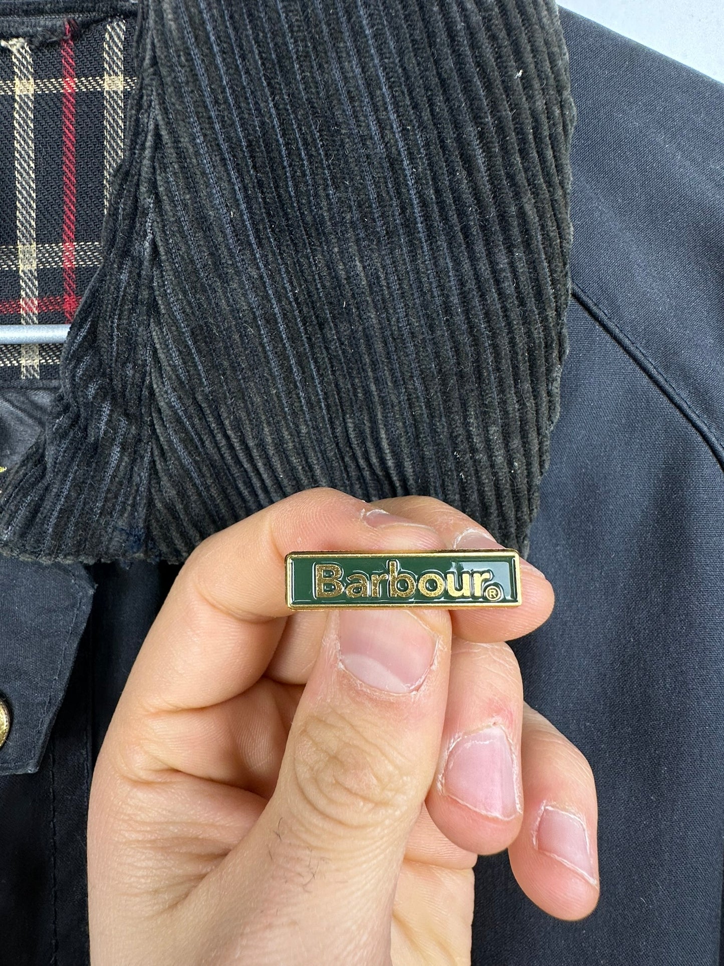 Spilla Barbour verde (25sp01)