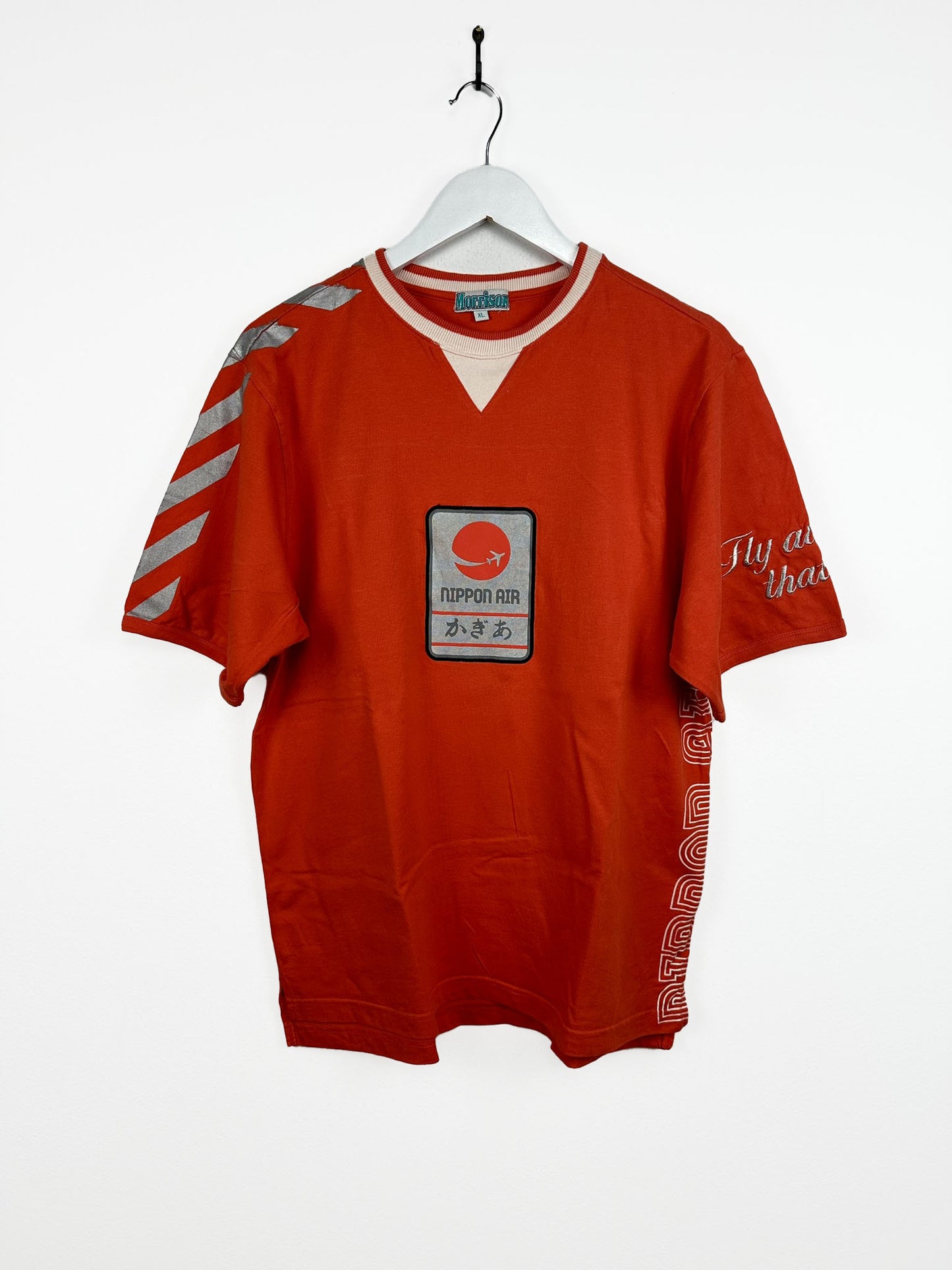 T-shirt rossa Morrison 90s (25t09) - XL