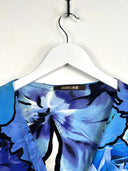 Abito Roberto Cavalli blu floreale  - 40