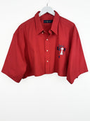 Completo camicia + gonna Ralph Lauren rosso (2602) - TG U - XL