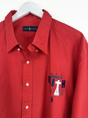 Completo camicia + gonna Ralph Lauren rosso (2602) - TG U - XL