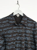 Camicia blusa Armani Jeans blu donna anni 2000 (2608) - M