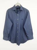 Camicia Ralph Lauren blu a righe - L