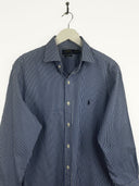 Camicia Ralph Lauren blu a righe - L