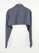 Completo Camicia  + gonna Ralph Lauren blu a righe (26-121) -  TG U