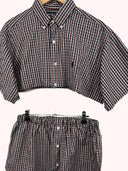 Completo camicia + gonna a quadretti (26-124) - TG U/S