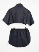 Completo camicia + gonna Ralph lauren blu a quadretti (26-126) - TGU-XS
