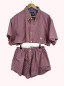Completo camicia + gonna Chaps Ralph Lauren a righe (26-127) - TG U