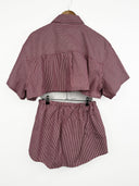 Completo camicia + gonna Chaps Ralph Lauren a righe (26-127) - TG U