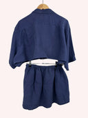 Completo camicia + gonna Ralph Lauren blu (26-128)  - TG U