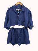Completo camicia + gonna Ralph Lauren blu (26-128)  - TG U