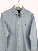 Camicia Ralph Lauren azzurra a quadretti (2612) - M