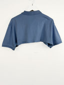 Polo top Ralph Lauren cropped azzurra donna (26-133) -S/M