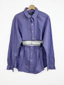 Completo camicia + gonna Ralph Lauren viola a quadretti (26-137) - TG U