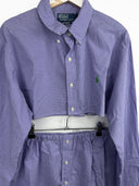 Completo camicia + gonna Ralph Lauren viola a quadretti (26-137) - TG U