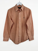 Camicia Ralph Lauren arancione a quadretti (26-140) - M
