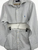 Completo camicia + gonna Ralph Lauren bianco a quadretti (26-152) - TG U