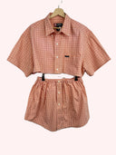 Completo camicia + gonna Chaps Ralph Lauren arancio (26-154) - TG u