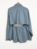 Completo camicia + gonna Chaps Ralph Lauren azzurro (26-157) - TG U