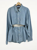 Completo camicia + gonna Chaps Ralph Lauren azzurro (26-157) - TG U