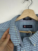 Completo camicia + gonna Chaps Ralph Lauren azzurro (26-157) - TG U