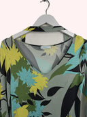 Abito estivo Emilio Pucci verde floreale (26-167) - 42-S/M