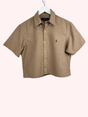 Camicia Ralph Lauren cammello cropped (26-169) - S/M