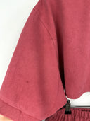 Completo polo + gonna Ralph Lauren rosso rework (26-197) TG u