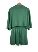 Completo polo + gonna Ralph Lauren verde acqua rework (26-199) - TG U